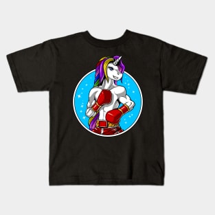 Unicorn Boxing Kids T-Shirt